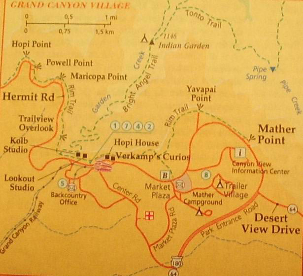 Plan du Grand Canyon Plan du Grand Canyon
