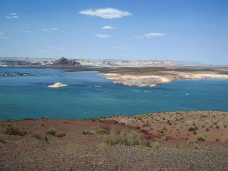 Un îlot, typique de Lake Powell