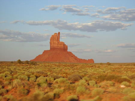 Monument Valley au couchant