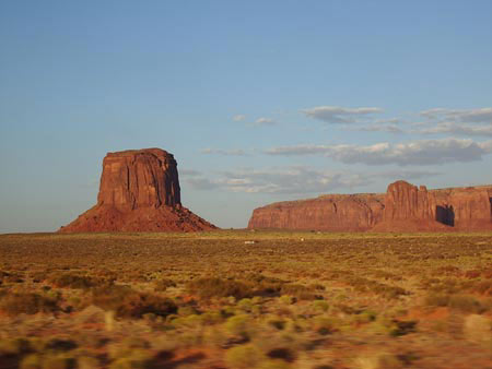 Monument Valley au couchant