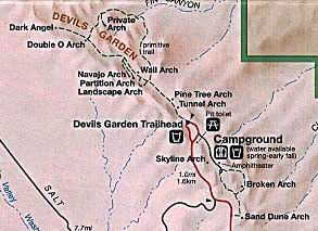 Devil's Garden Trail - Plan Général Devil's Garden Trail - Plan Général
