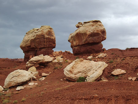 Capitol Reef - les Twin Rocks Capitol Reef - les Twin Rocks